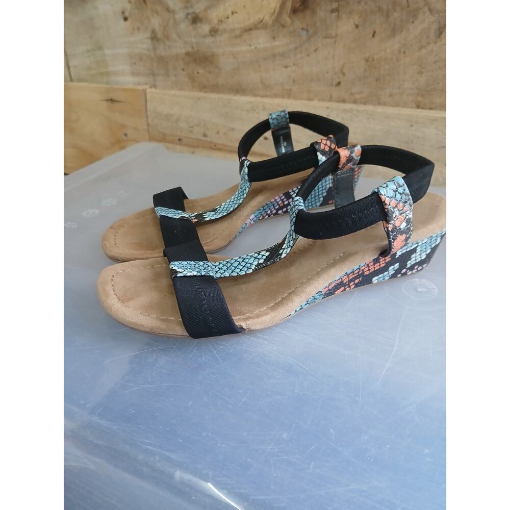 Alfani Women's Step 'N Flex Voyage Wedge Sandals size 6